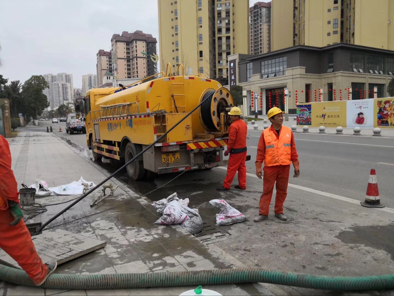乐山排污管道清淤-管道清洗